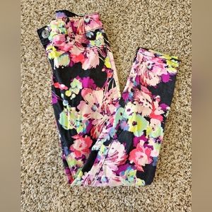 Candies floral skinny jeans